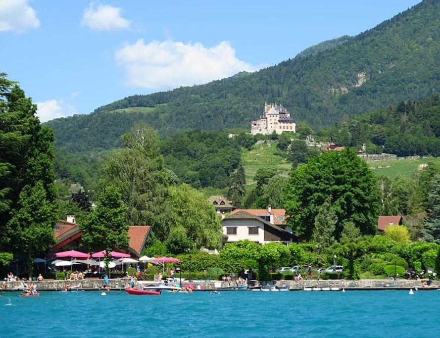 Charmant Appartement Lac D'Annecy / Ski - 6 Pers Menthon-Saint-Bernard Extérieur photo