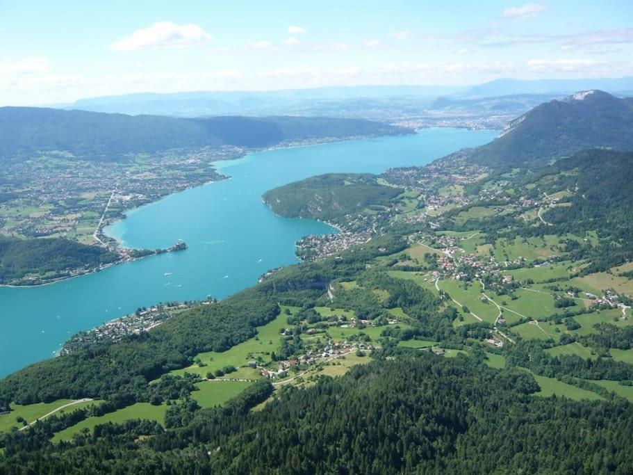 Charmant Appartement Lac D'Annecy / Ski - 6 Pers Menthon-Saint-Bernard Extérieur photo